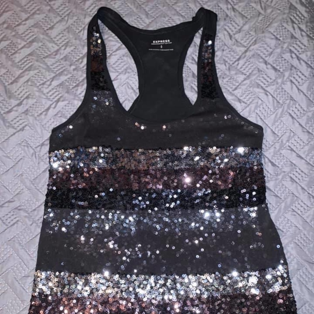 Express sequin tank